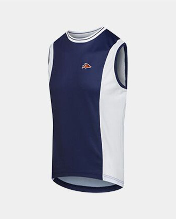 Café du Cycliste 車衣 Beatrice V2 Lightweight Jersey NavyWhite 無袖 男款 藍白
