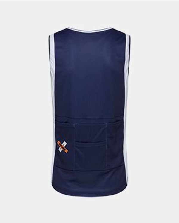 Café du Cycliste 車衣 Beatrice V2 Lightweight Jersey NavyWhite 無袖 男款 藍白