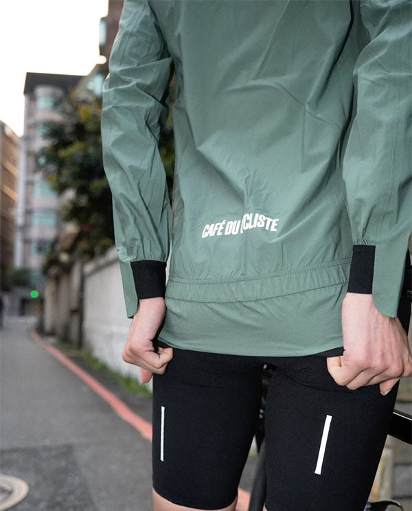 Café du Cycliste 外套Suzette ScotsPine 防雨 女款 松綠