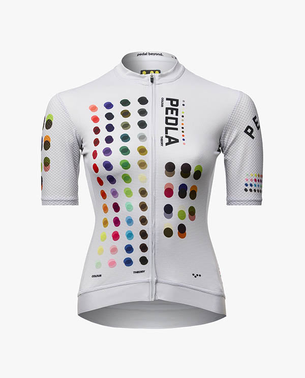 Pedla 車衣 Colour Theory LunaAIR Jersey White 女款 白