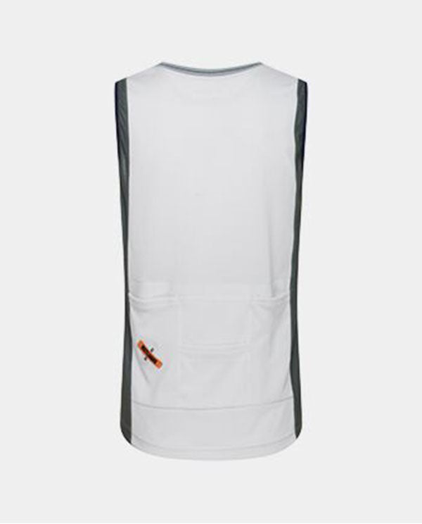 Café du Cycliste 車衣 Beatrice V2 Lightweight Jersey WhiteScotsPine 無袖 男款 白松綠