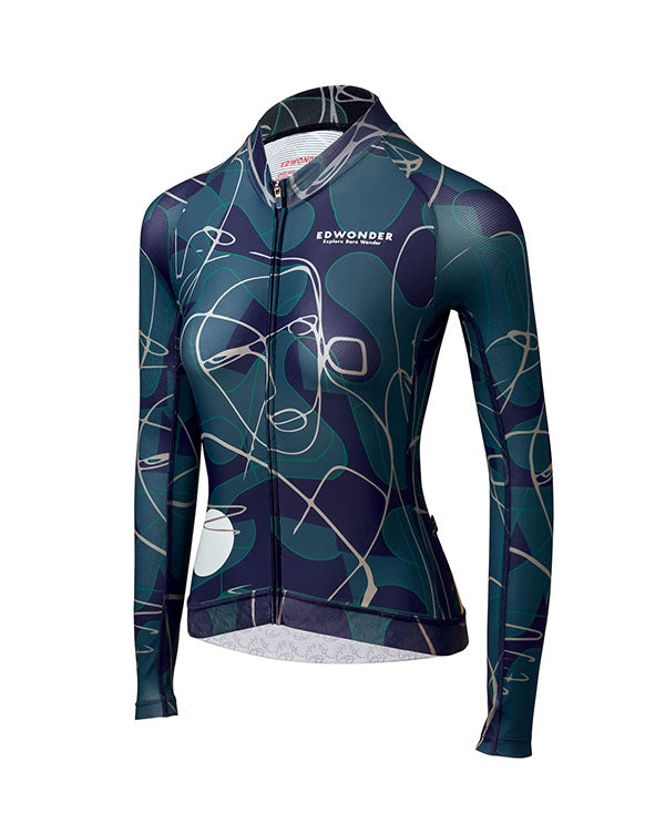 EDW 車衣 EdW Eclectic LS Jersey Gravity 長袖 女 深藍