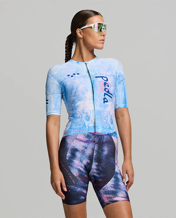 Pedla 車衣 Denim Classic Jersey Blue Fade 女款 單寧藍