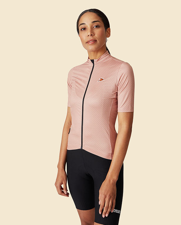 Café du Cycliste 車衣 Fleurette V2 Lightweight Jersey RoseSand 女款 沙漠玫瑰
