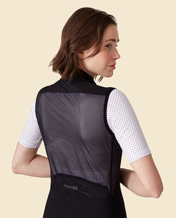 Café du Cycliste 防風背心 Edith Gilet 女款 黑