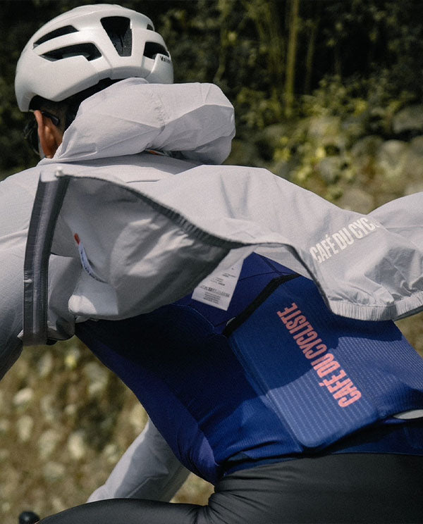 Café du Cycliste 外套ILONA Cloud Grey 防風 男款 淺灰
