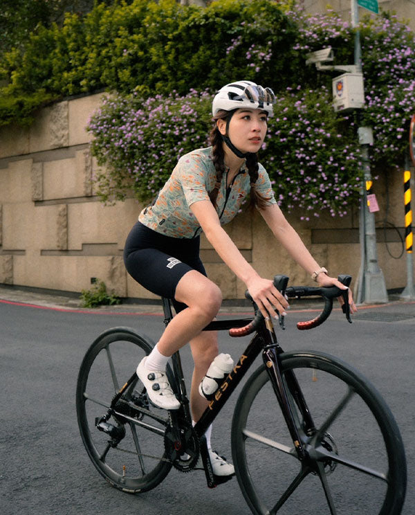 Café du Cycliste 車衣 Fleurette V2 Lightweight Jersey Chanterelle Agave 女款 草綠蕈菇