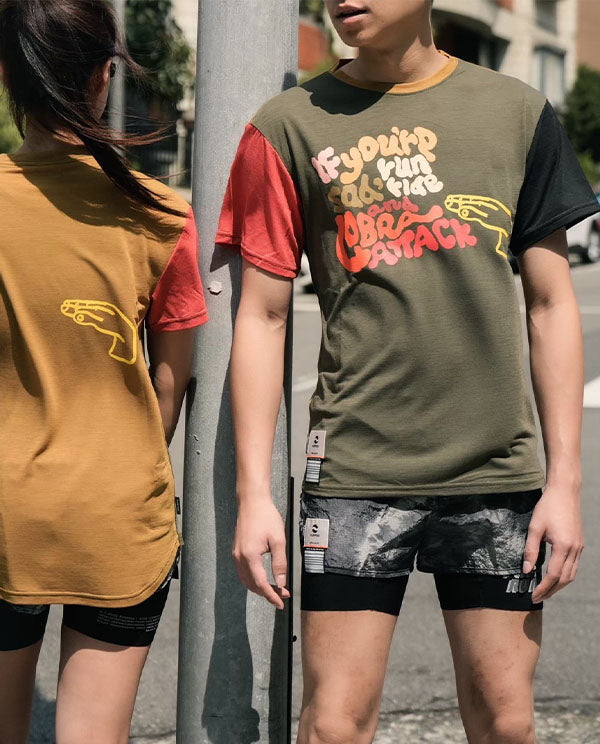 FLIPPOS「心碎女孩機能T」-WOMEN-COBRA ATTACK Merino TEE-EASY ON ME