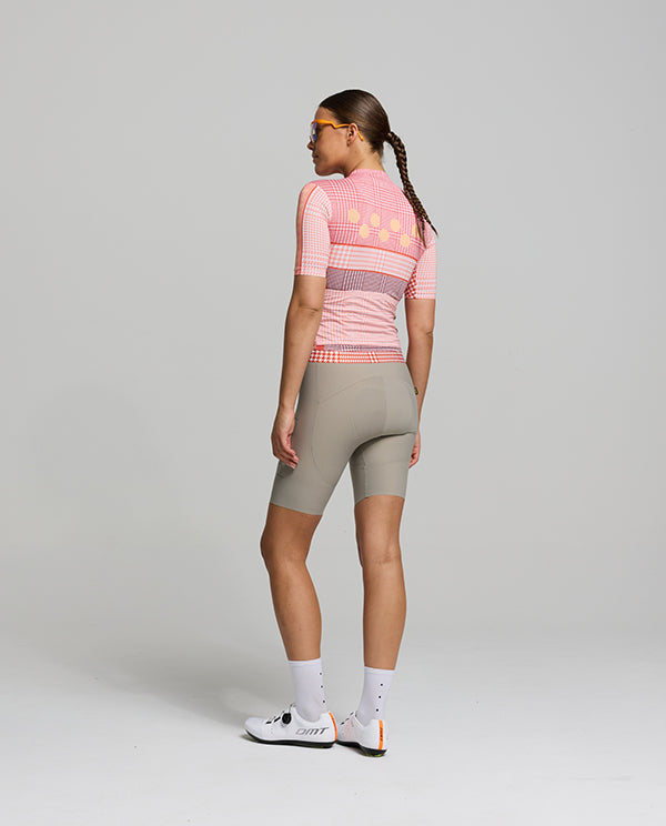 Pedla 車衣HoundsKNIT Training Jersey Pastel Rose 女款 粉格紋