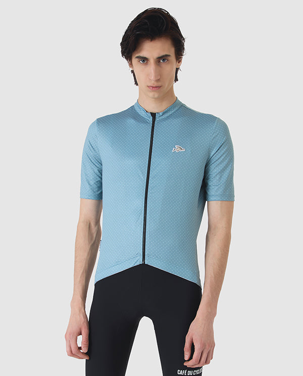 Café du Cycliste 車衣 Fleurette V2 Deep Water 男款 綠藍