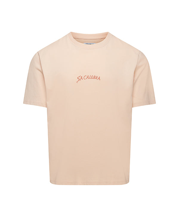 Café du Cycliste T-Shirt Col Sacalobra 粉橘