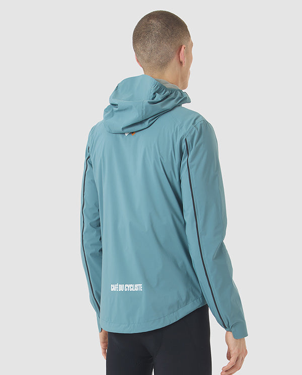Café du Cycliste 外套Alizee DeepWater 防水 水藍