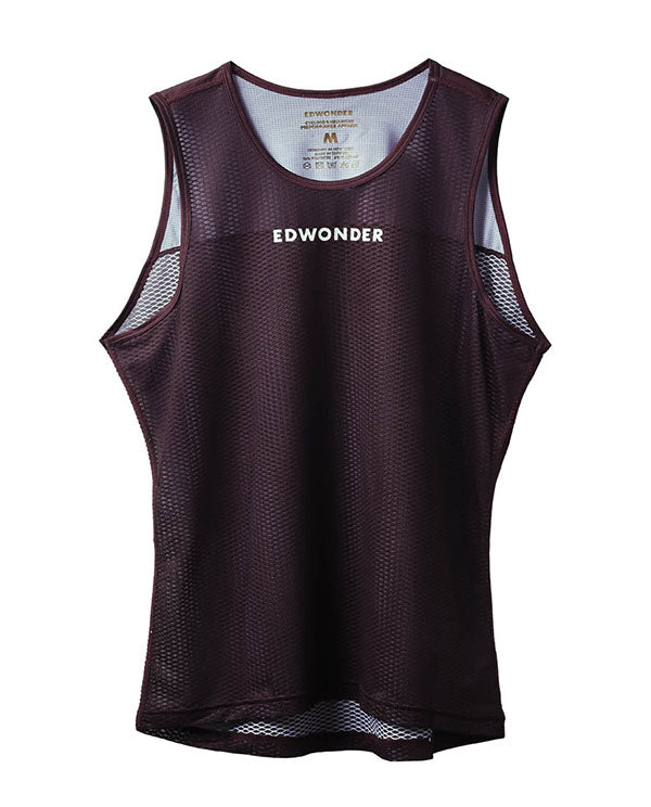 EdWonder 無袖底衫EdW Edition Baselayer Burgundy 男款 酒紅