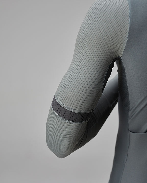 Givelo 薄長袖車衣Jersey LS G90 Iron 經典灰 男女共版