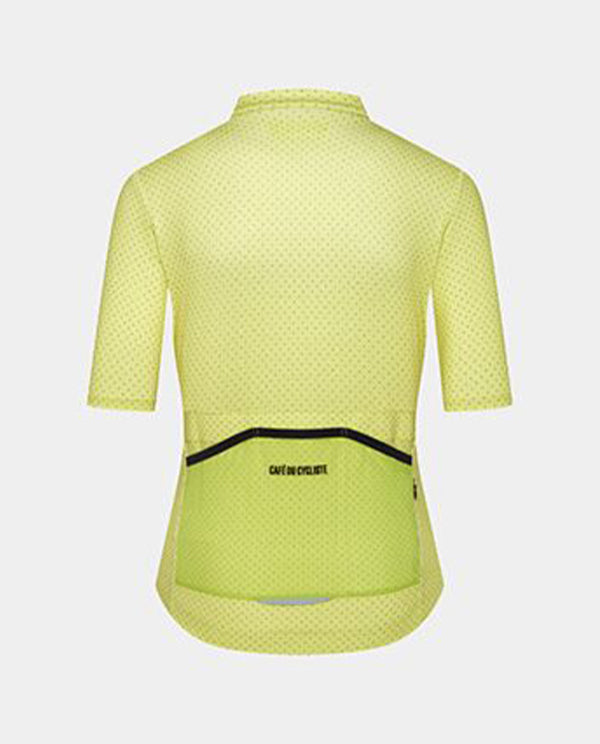 Café du Cycliste 車衣 Fleurette V2 Lightweight Jersey Cactus Green 女款 檸檬黃