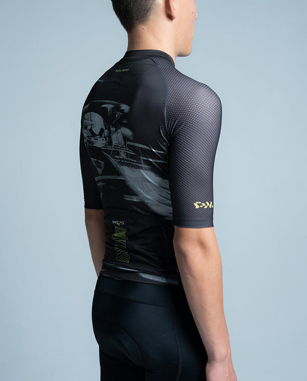 【預購】PedalMafia 車衣 Core Jersey Aston Martin Aramco F1® Team Charcoal 男款 黑