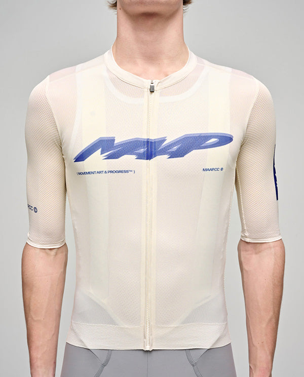 MAAP 車衣 Evade Blaze Pro Air Jersey 3.0 Vanilla 短袖 男款 奶白