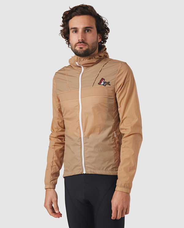 Café du Cycliste 風衣外套 Irisia Windproof Jacket Beige 男款 沙色