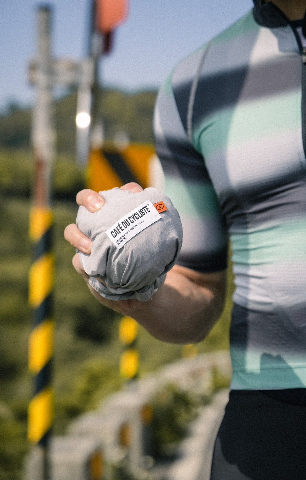 Café du Cycliste 外套ILONA Cloud Grey 防風 男款 淺灰
