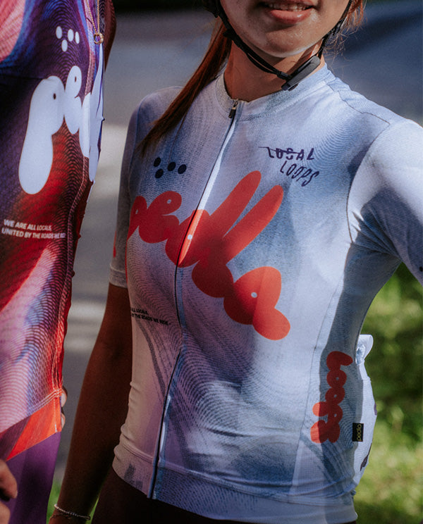 Pedla 車衣Local Loops Classic Jersey Bubble Pearl 女款 珍珠白