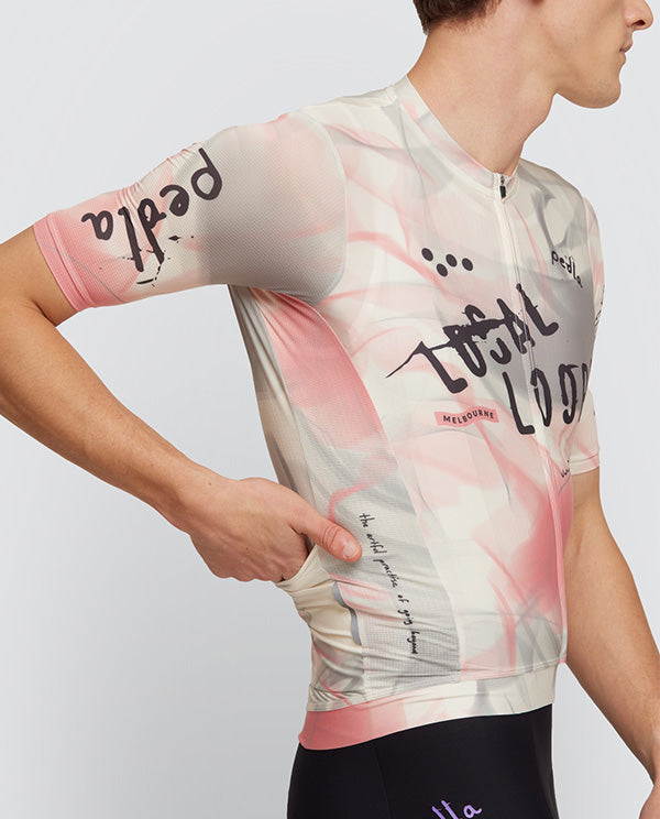 Pedla 車衣Local Loops Classic Jersey Club Almond 男款 灰粉