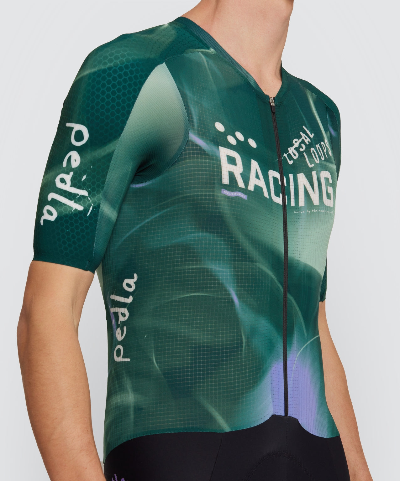 Pedla 連身車衣褲 Local Loops Pro Pursuit Crit Suit Race Team 男款 綠黑