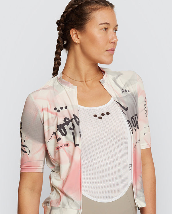 Pedla 車衣Local Loops Classic Jersey Club Almond 女款 灰粉