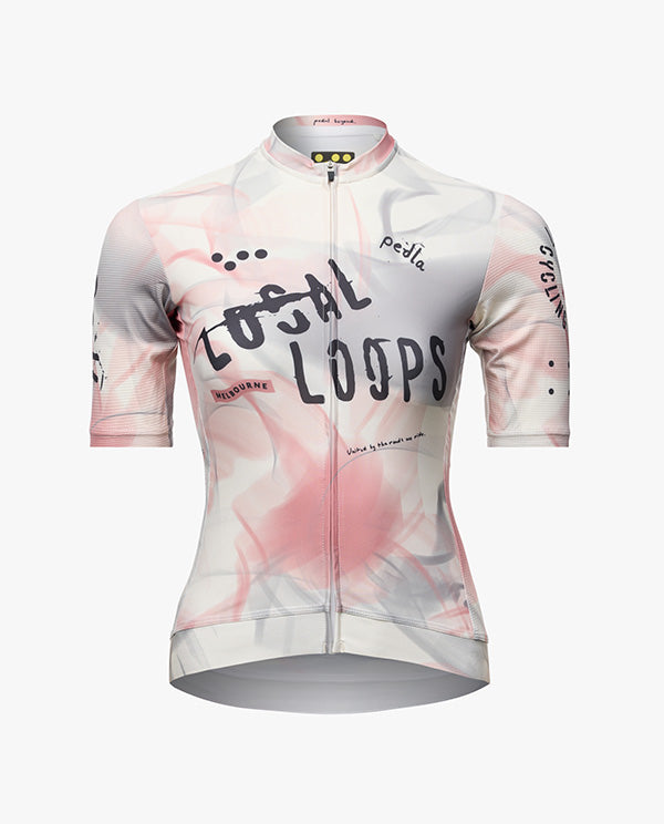 Pedla 車衣Local Loops Classic Jersey Club Almond 女款 灰粉