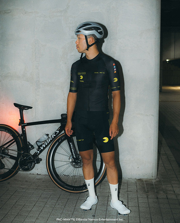 PedalMafia 車褲 Core Bib Shorts PAC-MAN Black 男款 黑