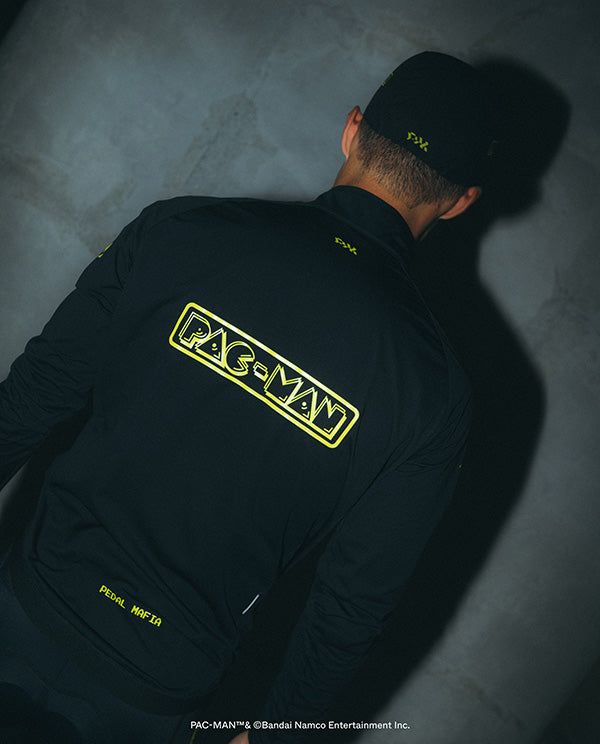 PedalMafia 外套Core Spray Jacket PAC-MAN Black 男款 黑