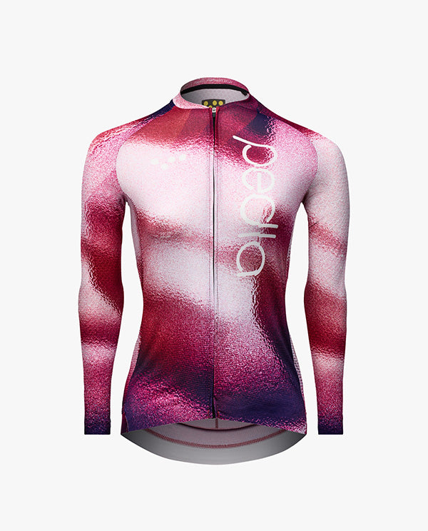 Pedla 薄長袖車衣PRO Pursuit LS 2.0 Jersey AirFoils Hot Pink 女款 紅