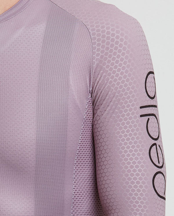 Pedla 薄長袖車衣 Pursuit LS Jersey Oxide 男-紫