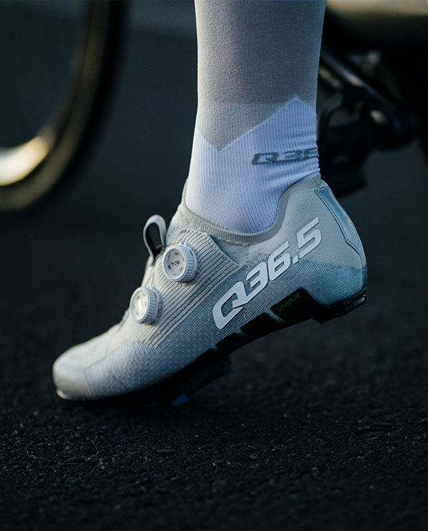 Q36.5 編織卡鞋Clima Road Shoes|Ice Grey 冰川白灰