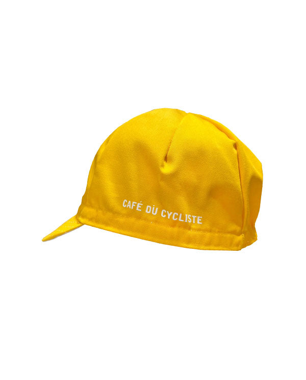 Café du Cycliste經典小帽 Cycling Cap Mango 黃