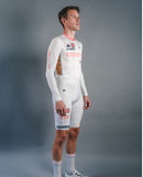 Biehler 薄長袖車衣Syndicate Race Team LS Jersey Sunday 男款 白