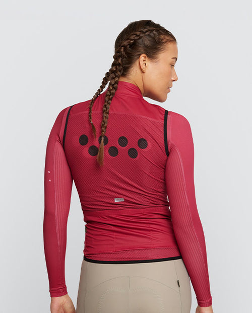 Pedla 防風背心 Essentials Classic Gilet Respberry 女款 覆盆莓紅