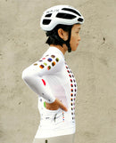 Pedla 薄長袖車衣 Colour Theory Classic LS Jersey White 女款 白