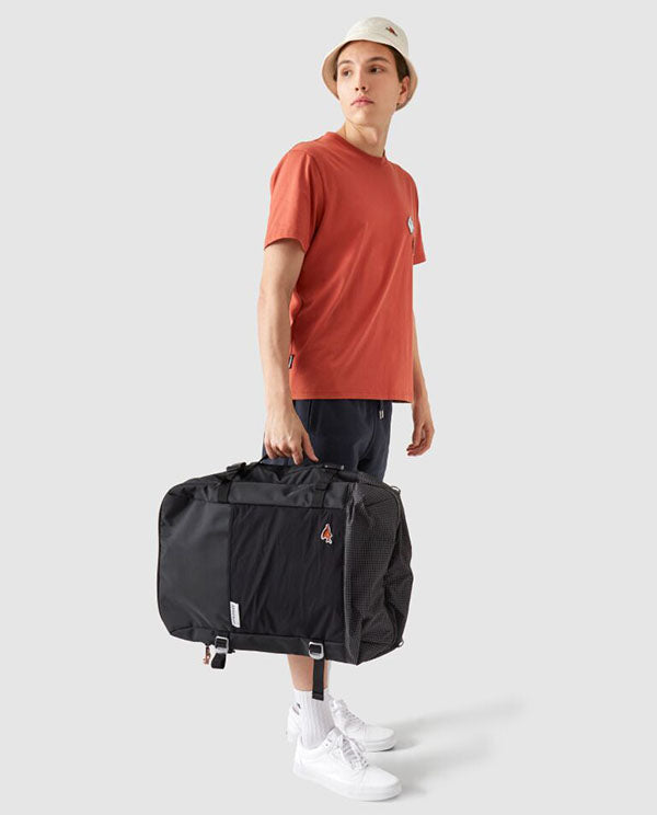 Café du Cycliste 旅行包Travel bag Black 黑格紋