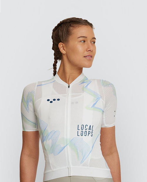 Pedla 車衣 Local Loops Air Jersey-White Sky 女款 白