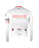 Biehler 薄長袖車衣Syndicate Race Team LS Jersey Sunday 男款 白