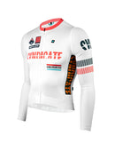 Biehler 薄長袖車衣Syndicate Race Team LS Jersey Sunday 男款 白