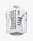Pedla 薄長袖車衣 Colour Theory Classic LS Jersey White 女款 白