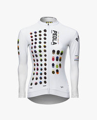 Pedla 薄長袖車衣 Colour Theory Classic LS Jersey White 女款 白