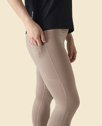 Café du Cycliste 瑜珈褲 Molly Oyster Grey 女款 米