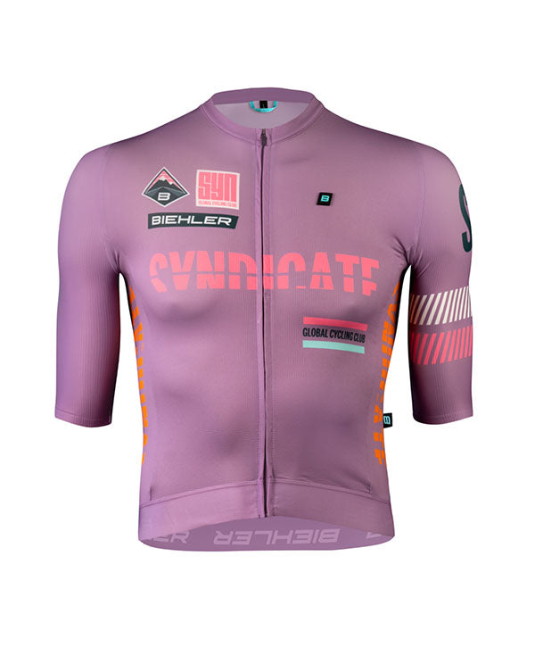 Biehler 車衣 Syndicate Race Team Jersey Granny 男款 玫瑰紫