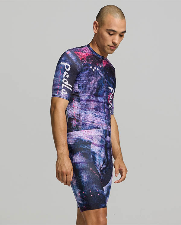 Pedla 車衣 Denim Classic Jersey Blue Fade 男款 紫藍