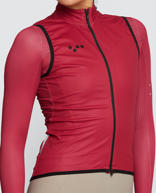 Pedla 防風背心 Essentials Classic Gilet Respberry 女款 覆盆莓紅
