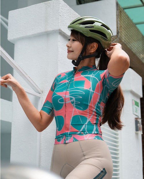 EDW 車衣EdW Eclectic Short Sleeve Jersey Urban 女款 橘綠