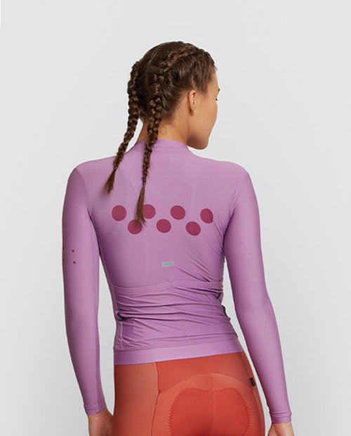 Pedla 薄長袖車衣 Essentials Classic LS Jersey Mauve 女款 藕紫