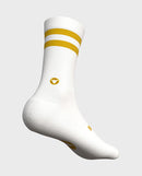 Black Sheep 黑羊 車襪Crew Socks Golden Spice GOL 白底金色條紋